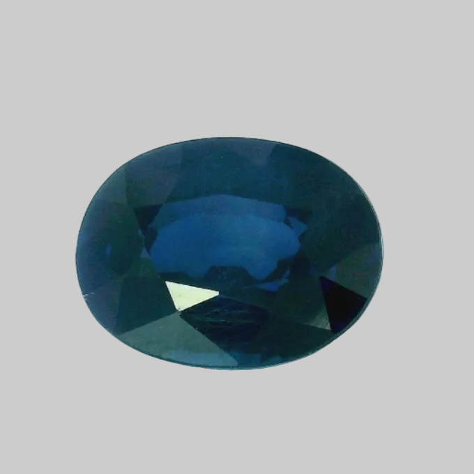 OVAL 1.53ct NATURAL BLUE SAPPHIRE - AUSTRALIA EA717AD46