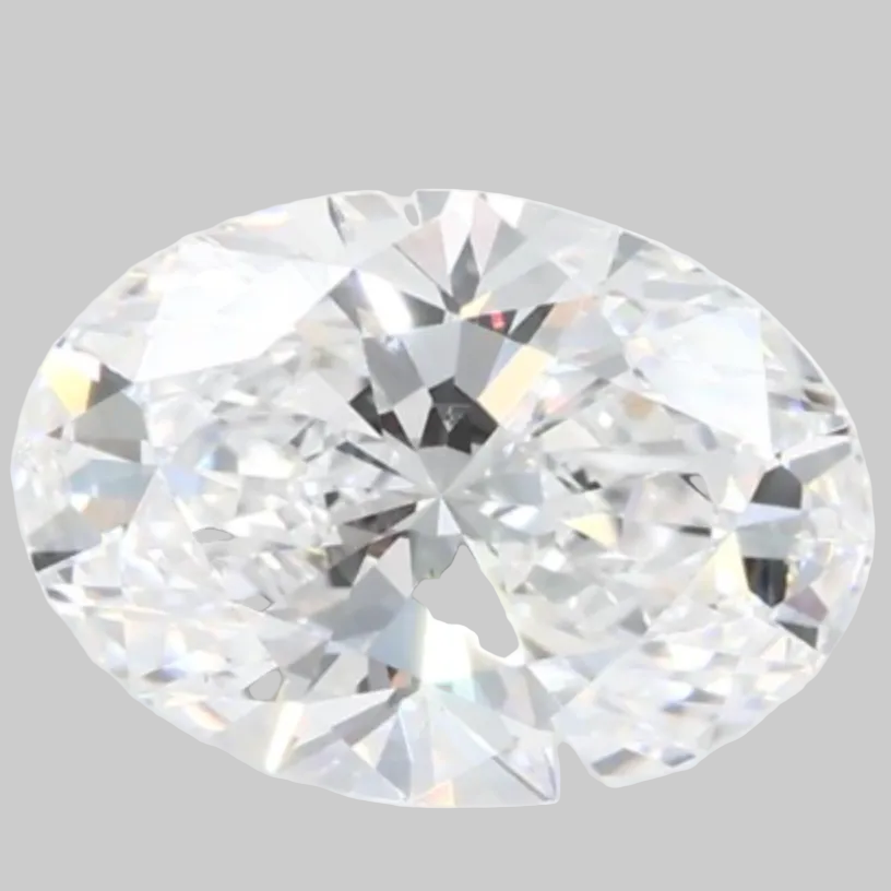 OVAL 1.53ct D VVS1 OVAL 8X 51CA6FF1A
