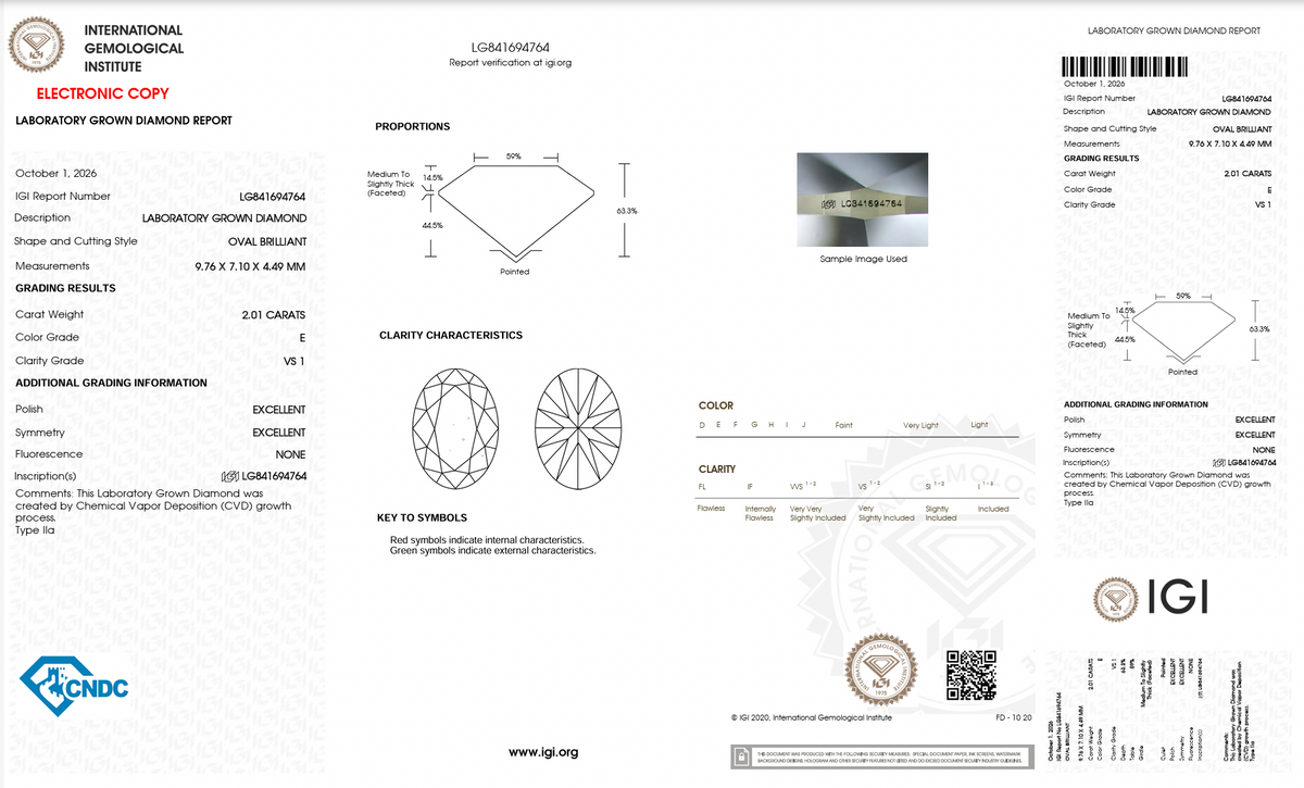 OVAL 2.01ct E VS1  EXCELLET A1C248BDA