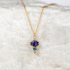 Somerset Iolite Gemstone Necklace ~ Ready to Ship