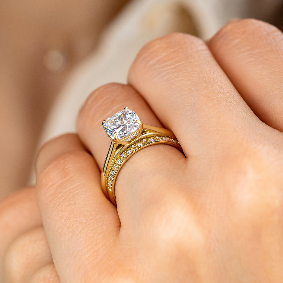 Stevie ~ Petal Engagement Ring