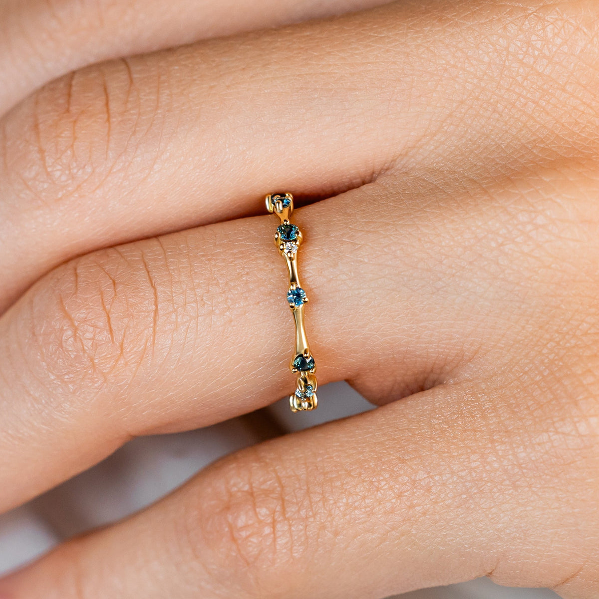 Teal Sapphire Marisol ~ One-of-a-Kind