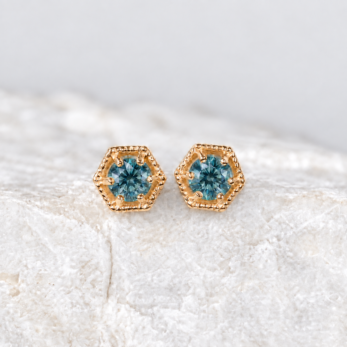 Loie Montana Sapphire Earrings ~ Ready to Ship