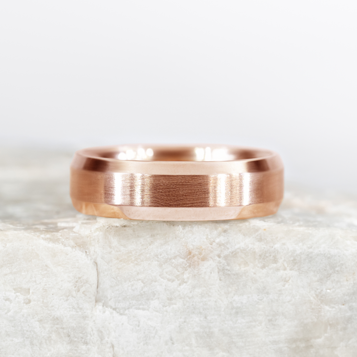 Theo 6mm ~ Beveled Edge Wedding Ring