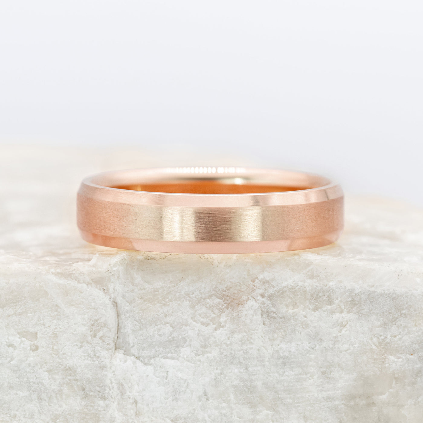 Theo 5mm ~ Beveled Edge Wedding Ring