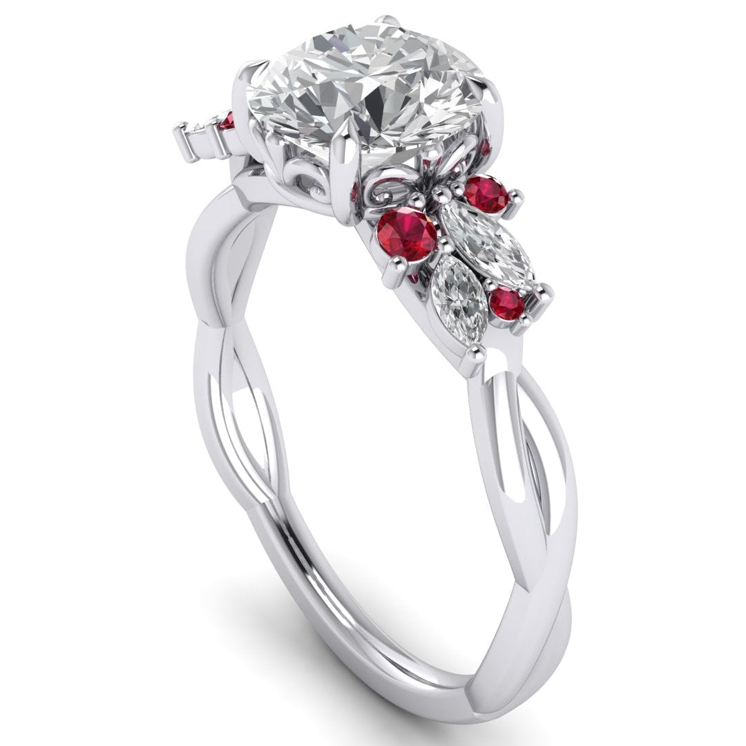 Custom Ruby Blythe Ring