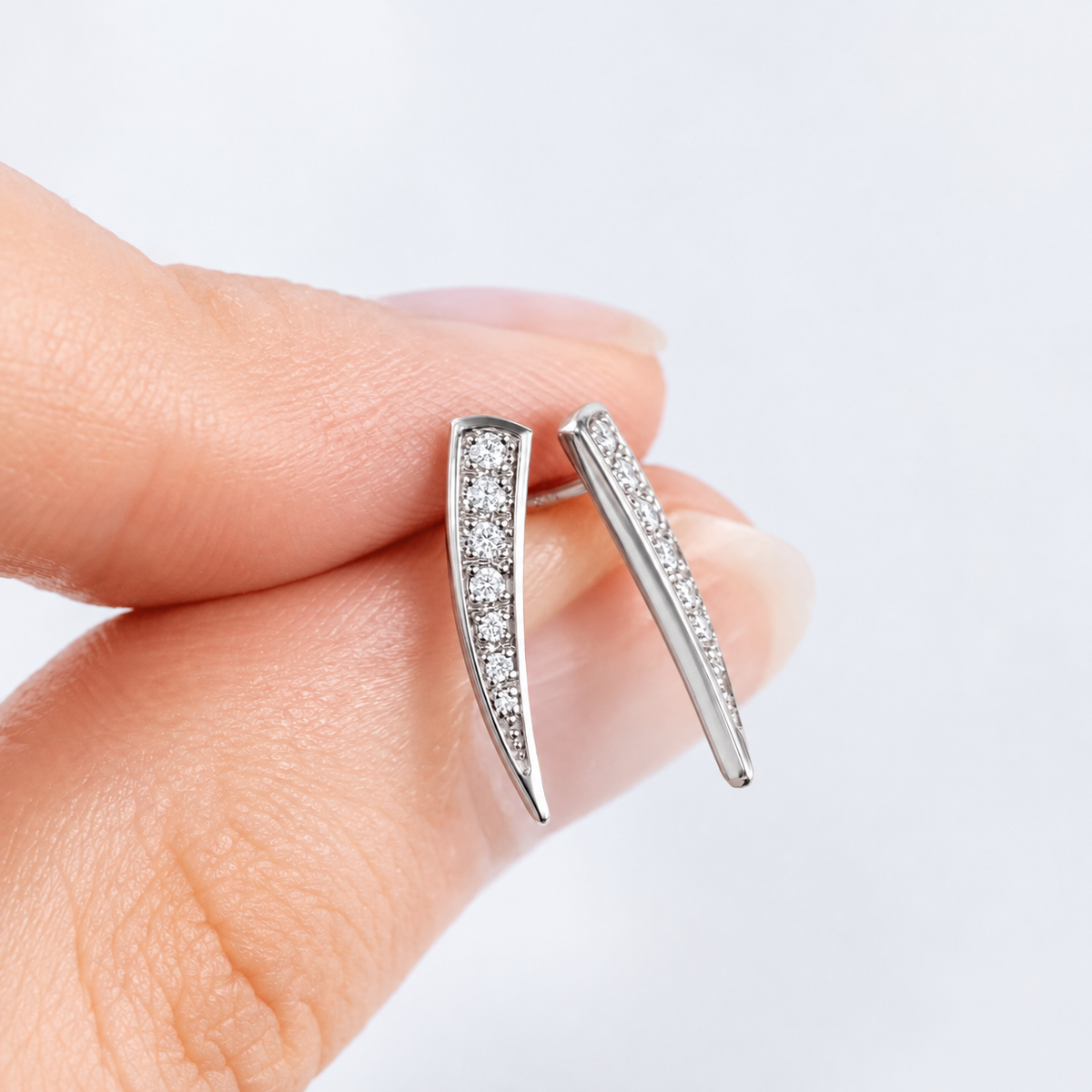 Talon Diamond Earrings ~ Ready to Ship