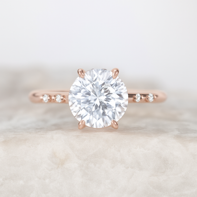 Wren ~ Round Brilliant Engagement Ring