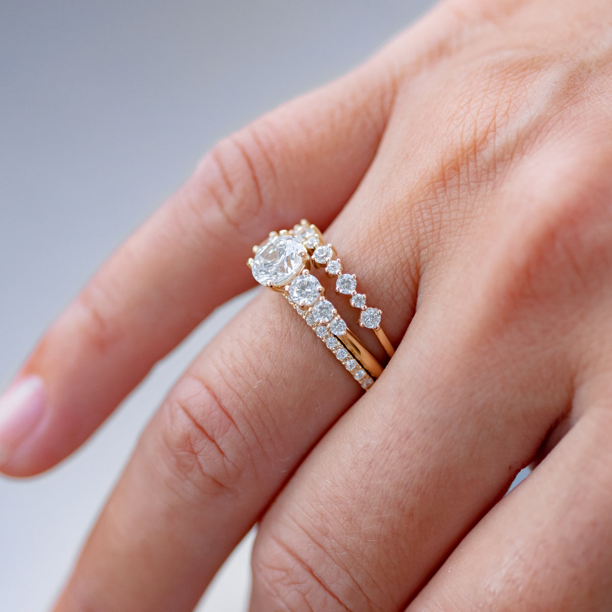 Zoey Side Stone Ring | Laura Preshong – Laura-Preshong-Jewelry