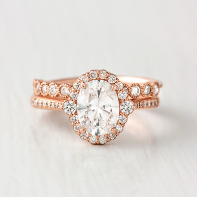 Calla ~ Oval Cut Halo Ring