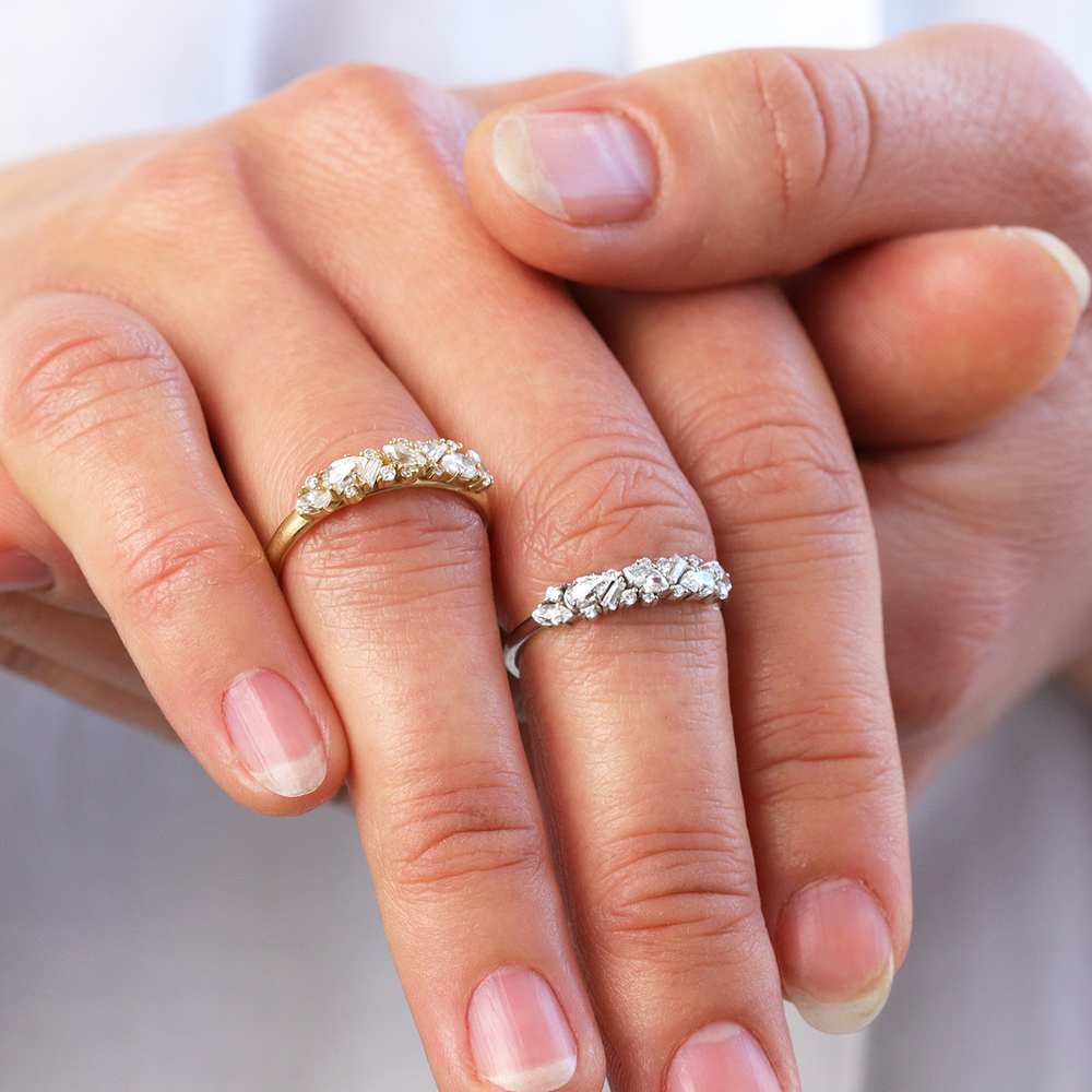 Chablis ~ Cluster Diamond Ring