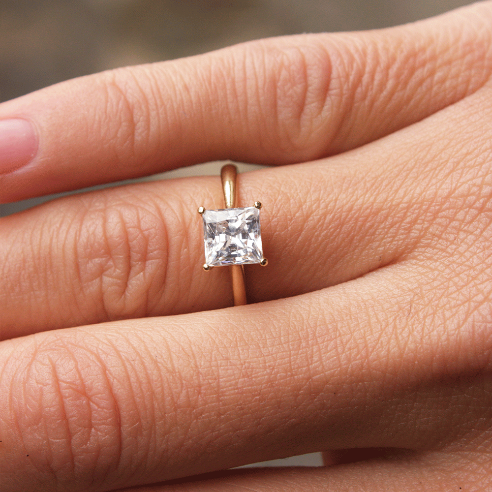 Grace ~ Princess Cut Ring