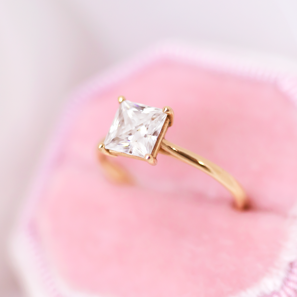 Grace ~ Princess Cut Ring