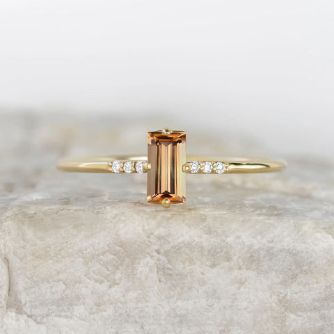 Cara Imperial Topaz Stacking Ring