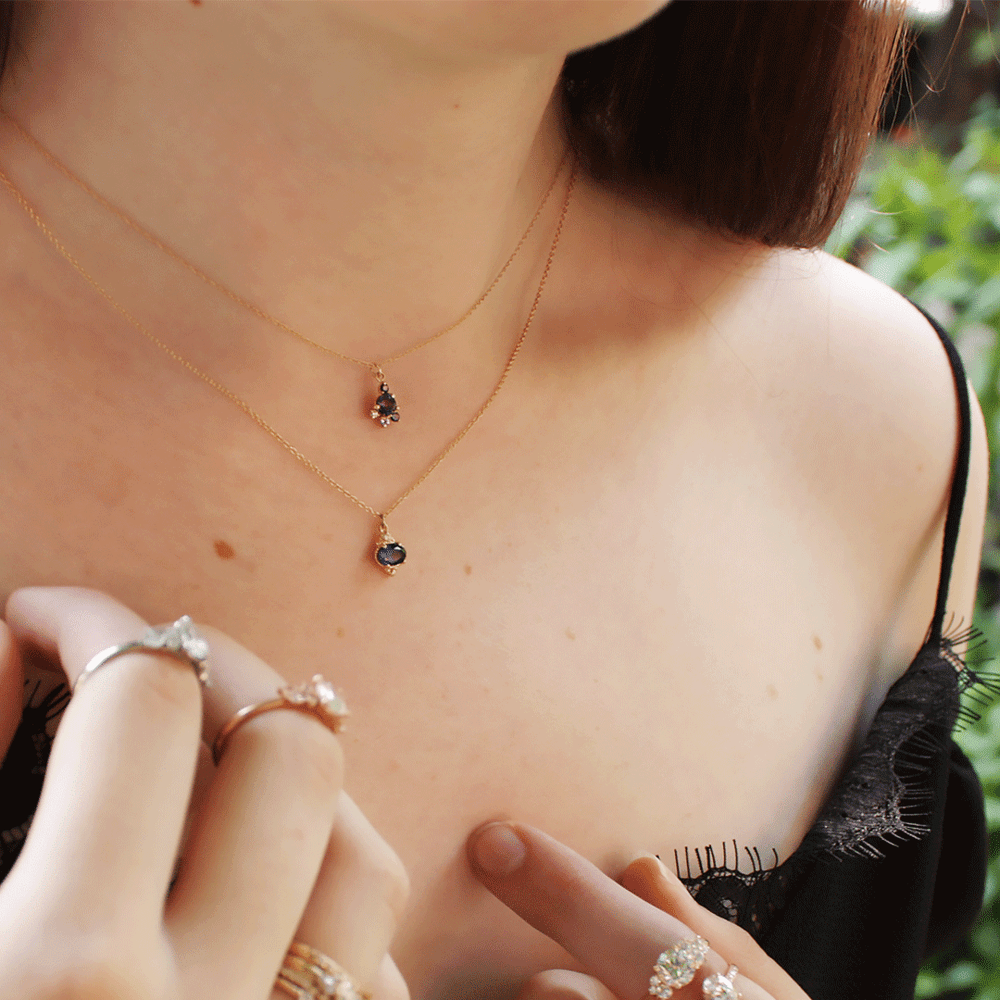 Mayfair LG Sapphire 14KY Necklace