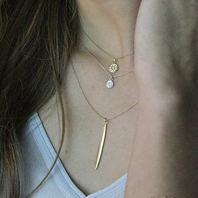 Odessa Petite Diamond Necklace - White Gold
