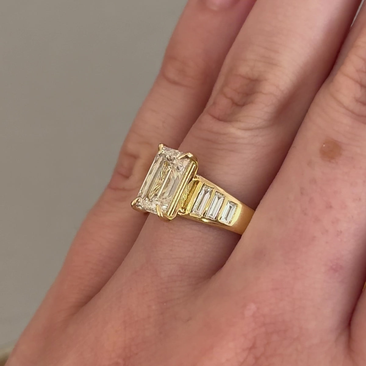 Matilda ~ Baguette Diamond Ring