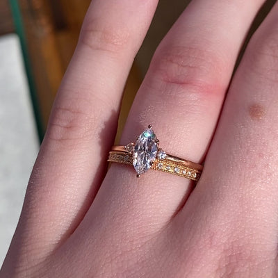 August ~ Marquise Cut Ring