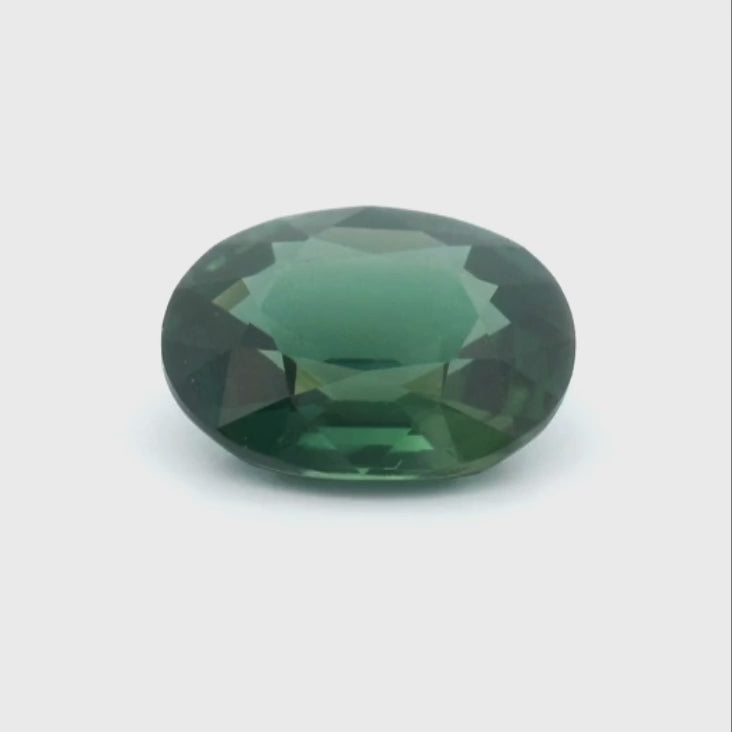OVAL 1.56ct NATURAL TEAL SAPPHIRE - TANZANIA - 500111228