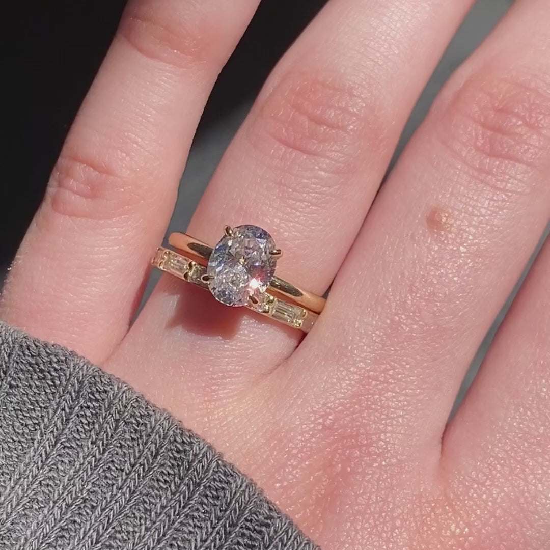 Anika ~ Eternity Diamond Baguette Ring