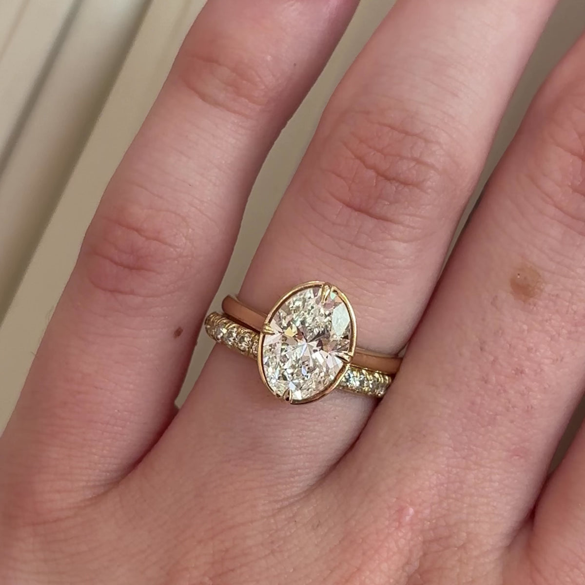 Proposal Ready ~ Paloma 2.53ct Lab Grown Oval Engagement Ring