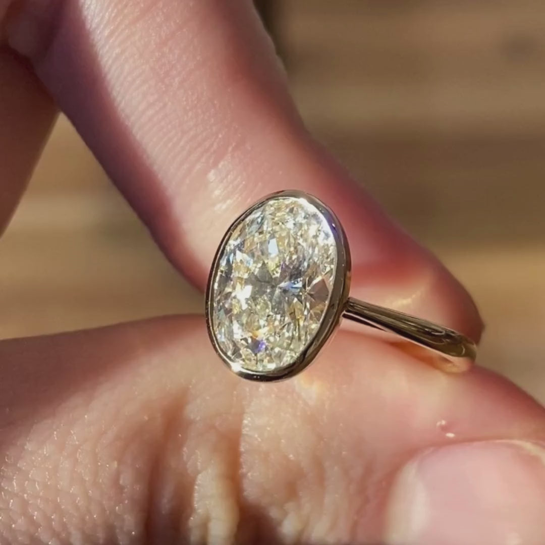 Betsy Oval Cut Engagement Ring