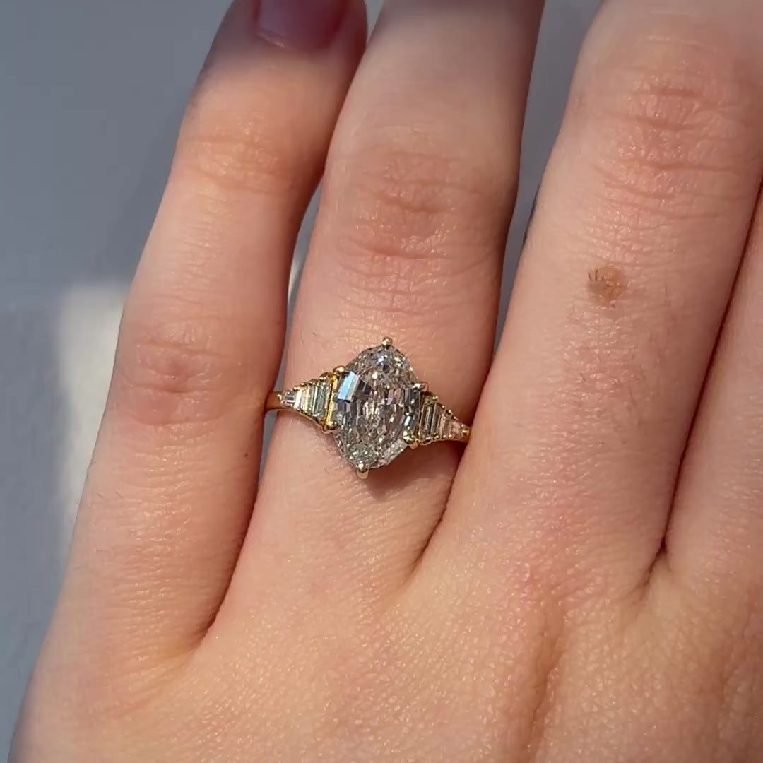 Harriet ~ Emerald Cut Ring