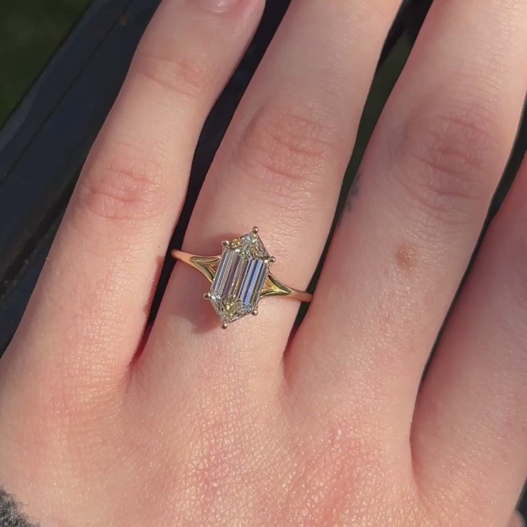 Finn ~ Split Band Ring