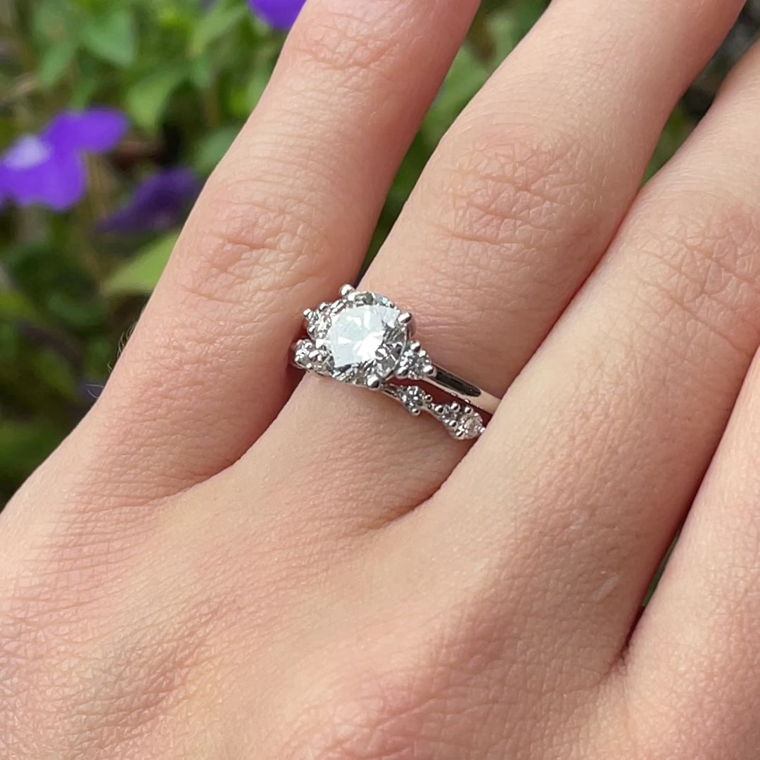 August ~ Round Brilliant Cut Ring