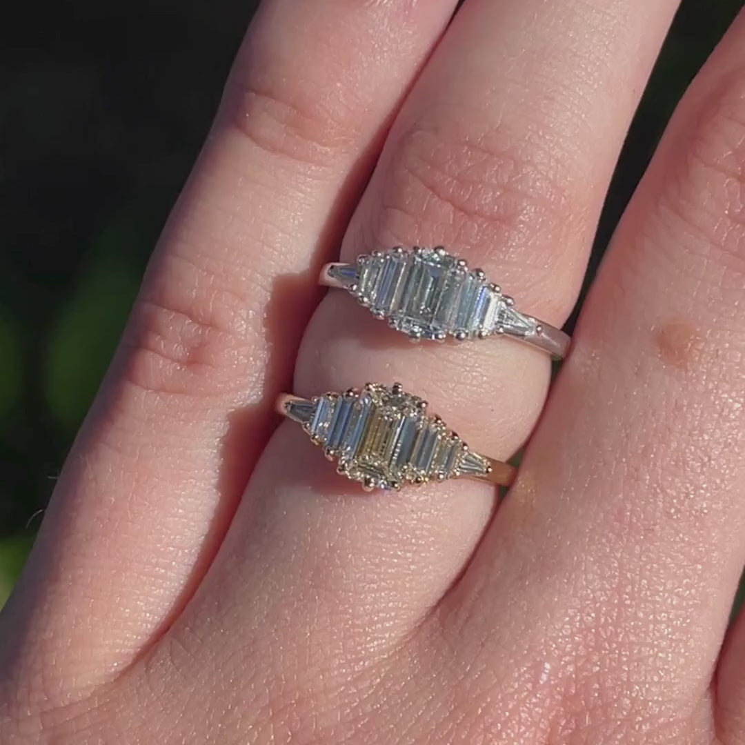 Harriet ~ Emerald Cut Ring
