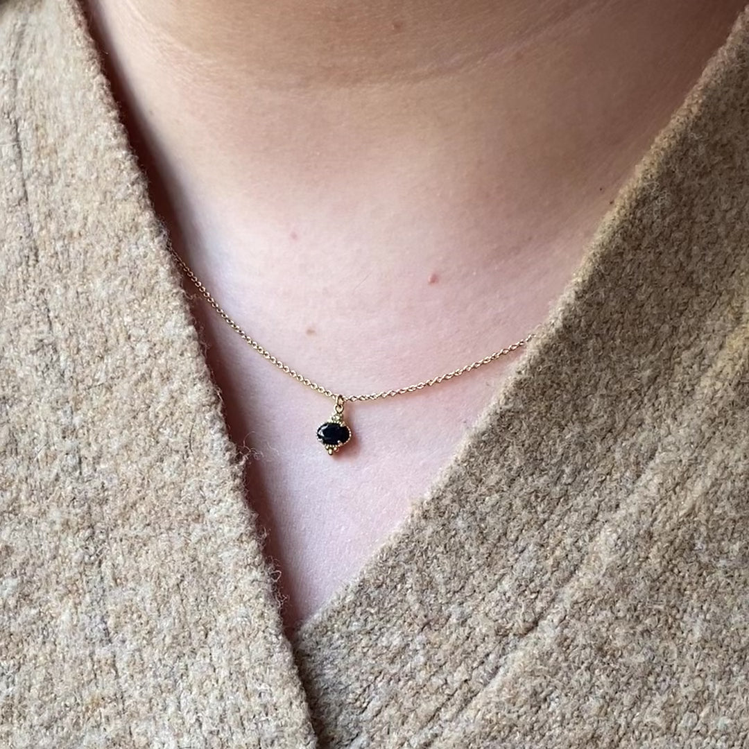 Mayfair Sapphire Necklace ~ Ready to Ship