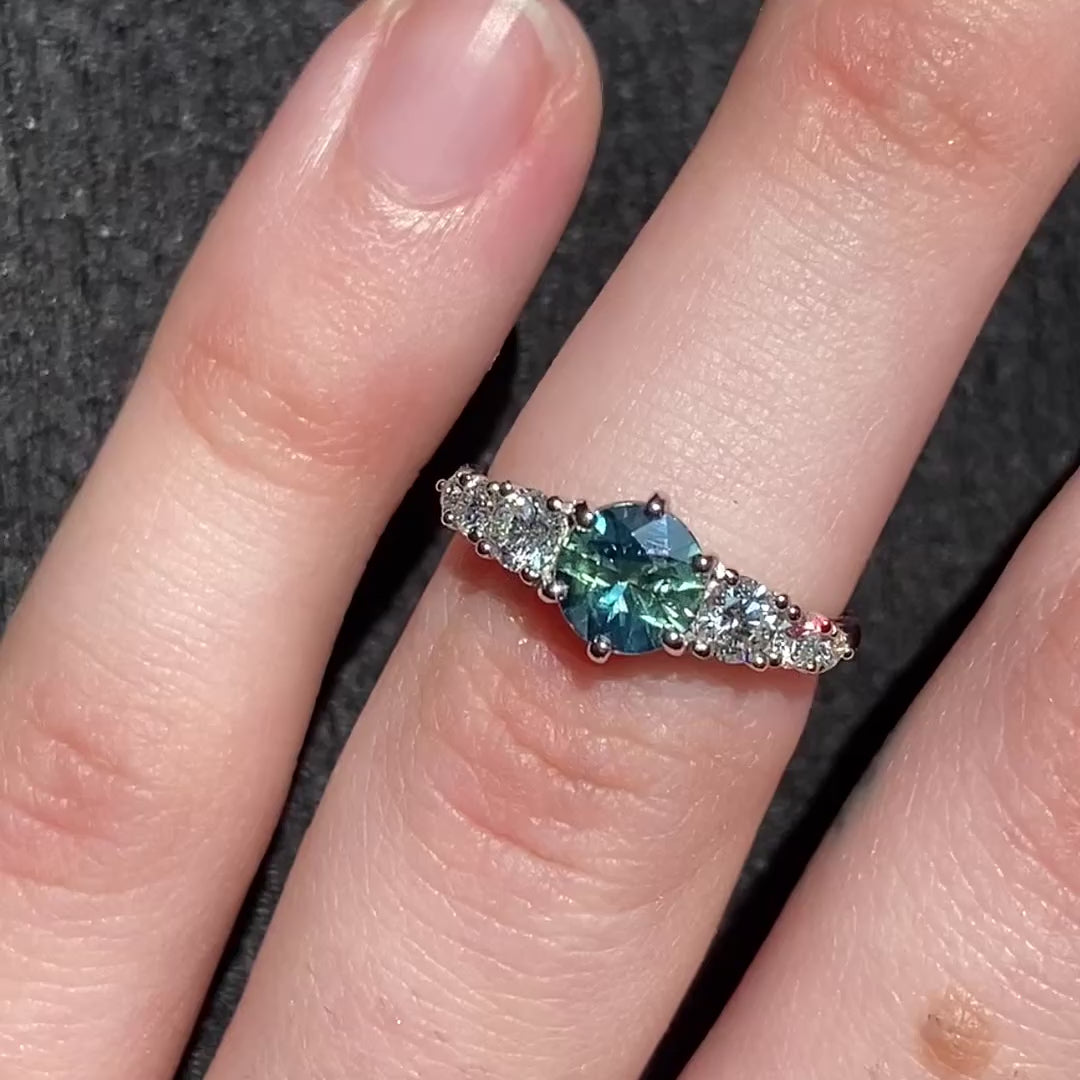 Zoey ~ Side Stone Ring
