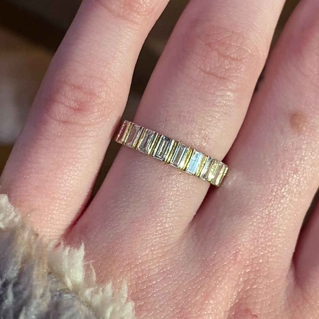 Esme ~ Diamond Baguette Ring