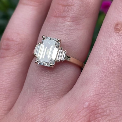 Kinsley ~ Baguette Diamond Ring