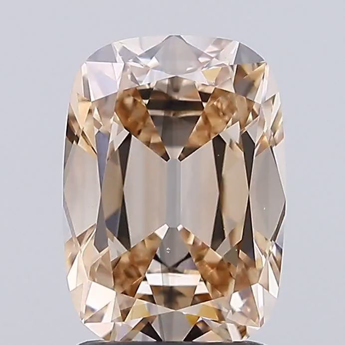 ANTIQUE ELONGATED CUSHION 2.11ct FANCY LIGHT BROWN VS2 EXCELLENT 5FF958BA0