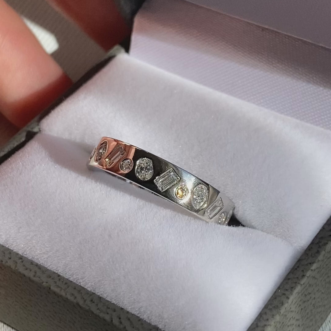 Custom Multi-Shape Diamond Band