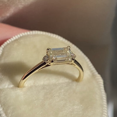August ~ Emerald Cut Ring