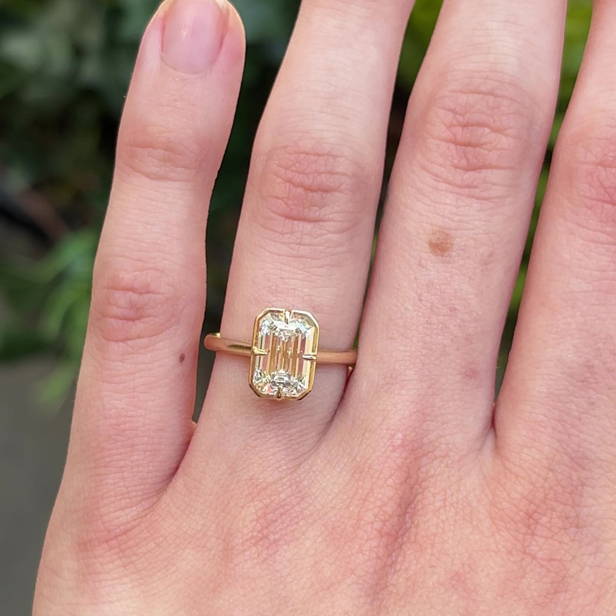 Proposal Ready ~ Paloma 2.59ct Lab Grown Emerald Engagement Ring