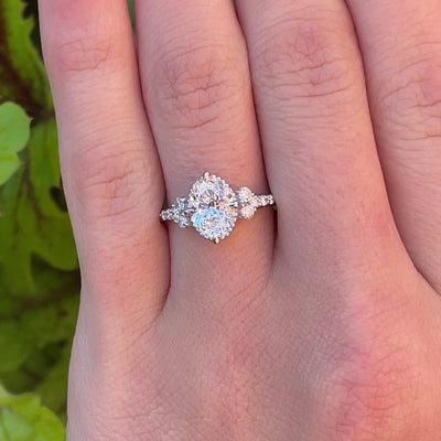 Phillipa ~ Oval Engagement Ring