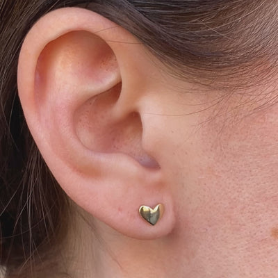 Heart Stud Earrings