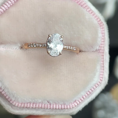 Lila ~ Oval Cut Ring