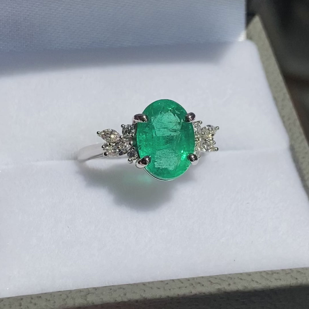 Blythe ~ Oval Cut Cluster Ring