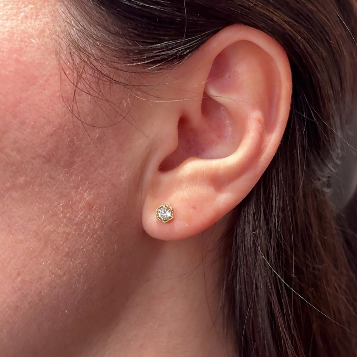 Loie Diamond Earrings - Ready To Ship