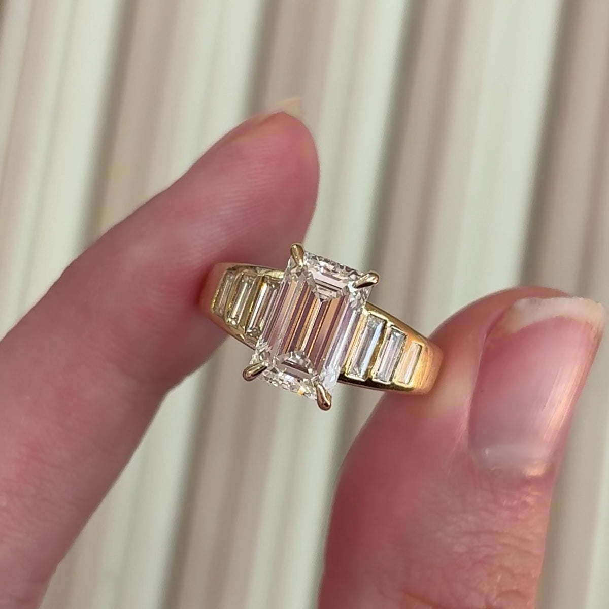 Matilda ~ Baguette Diamond Ring