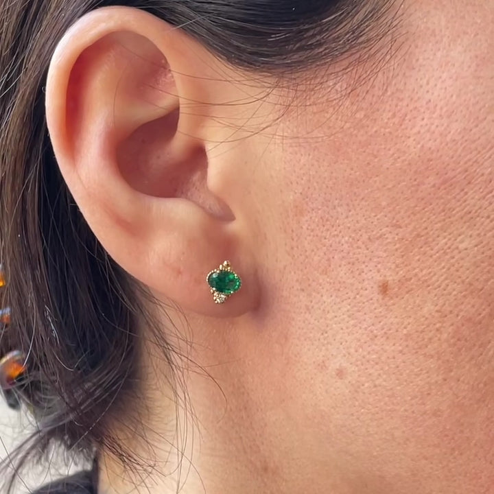 Mayfair Emerald Earrings ~ Ready to Ship
