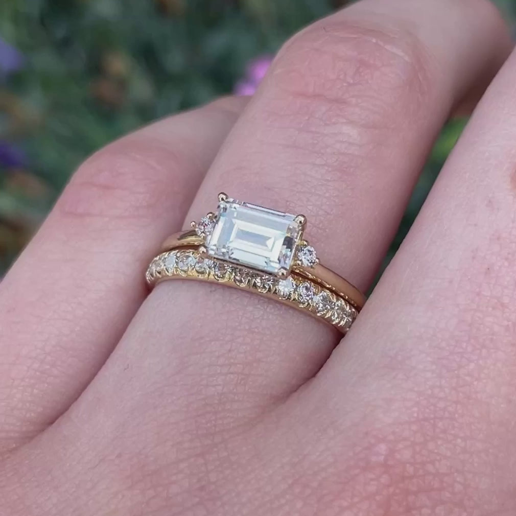 August ~ Emerald Cut Ring