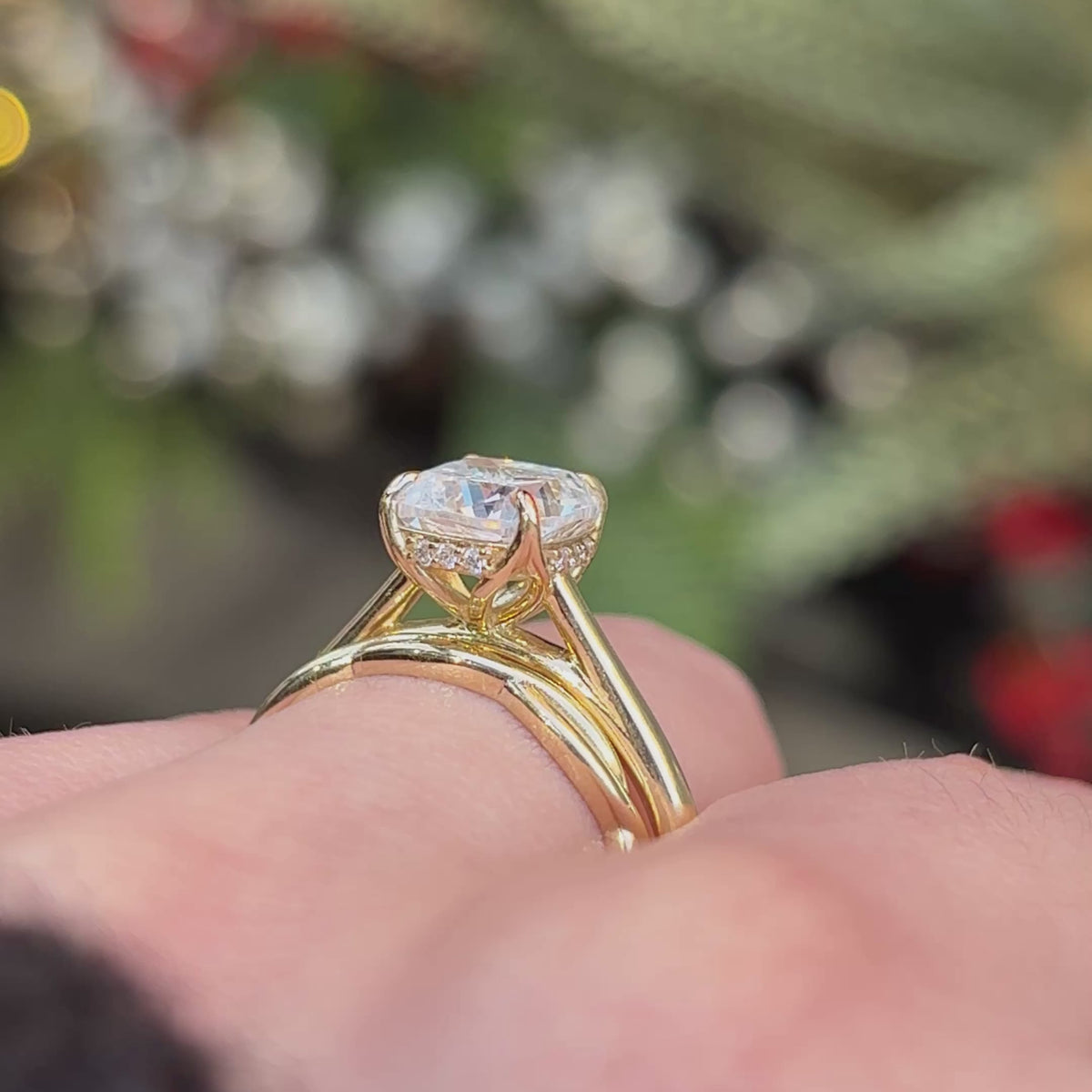 Stevie ~ Petal Engagement Ring