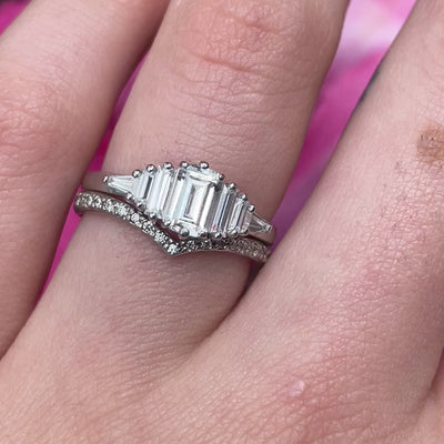 Victory ~ Curve Diamond Ring