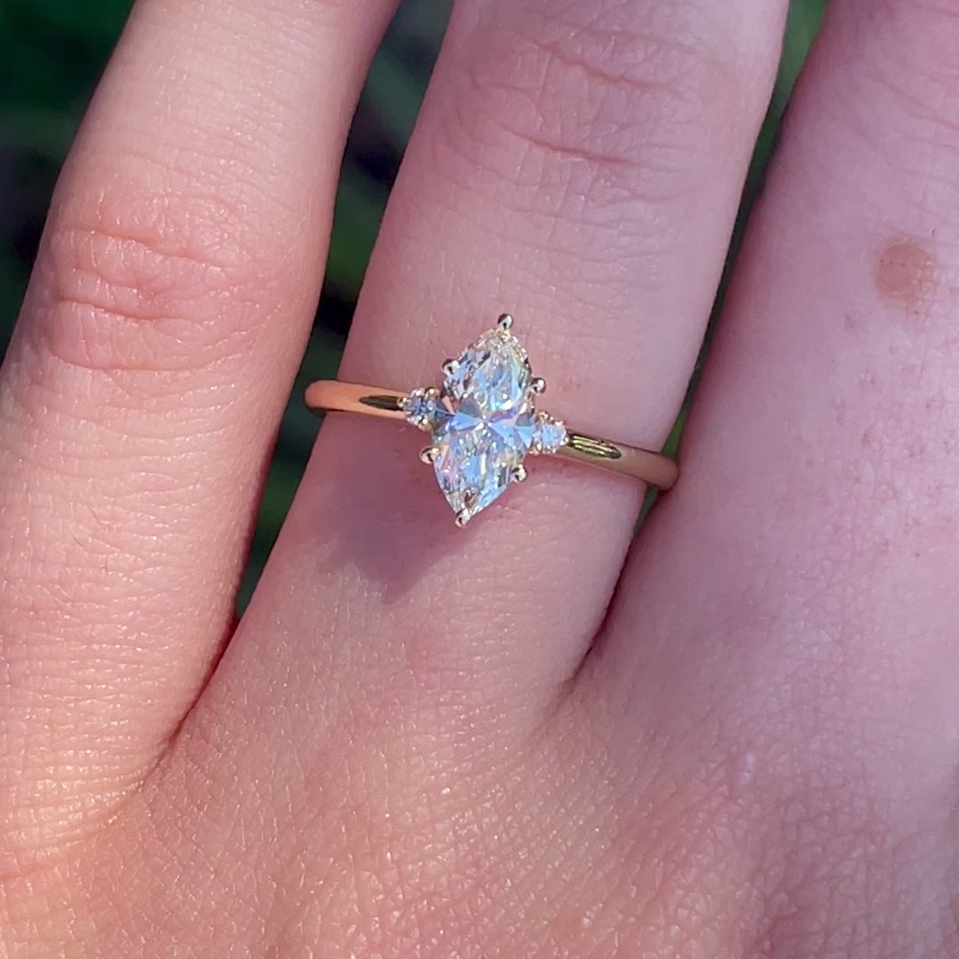 August ~ Marquise Cut Ring