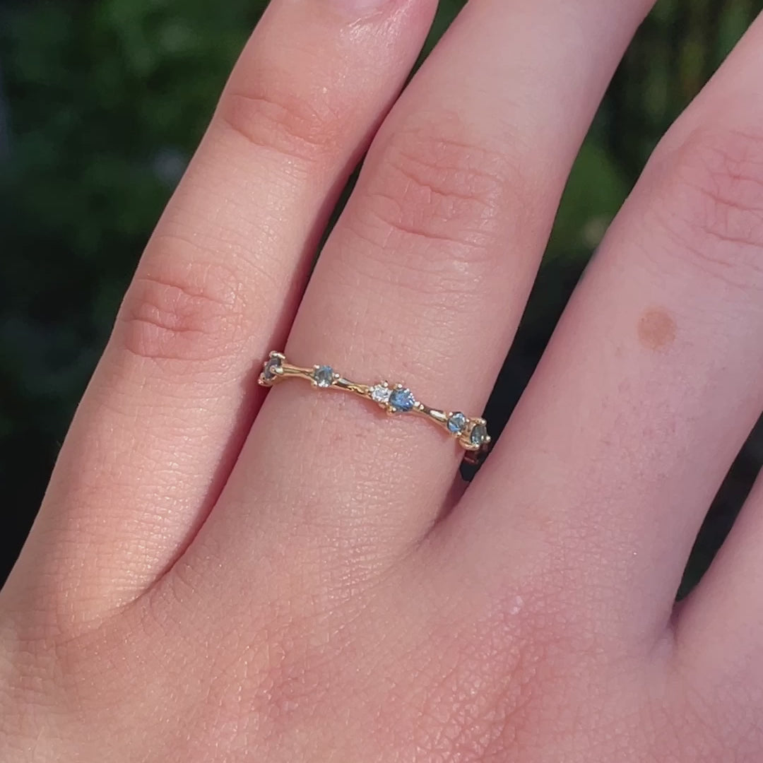 Teal Sapphire Marisol ~ One-of-a-Kind